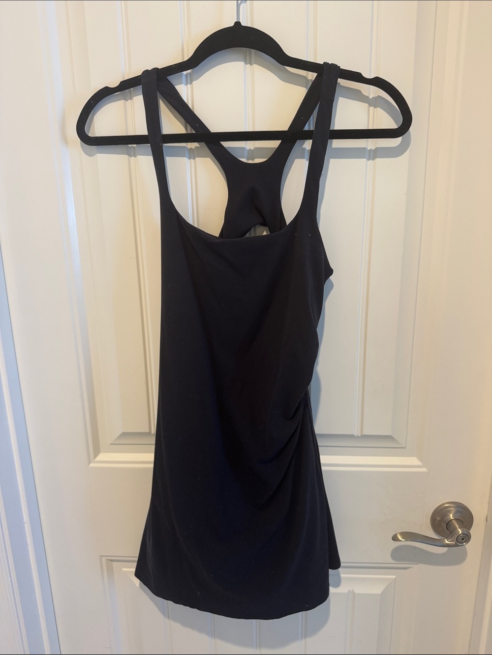 Free People Black Racerback Backless Tank Dress